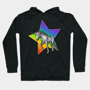 Rainbow Star Unicorn Magic Hoodie